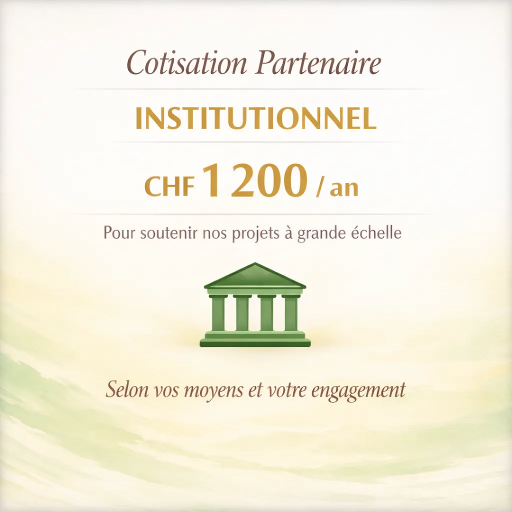 Cotisation partenaire institutionnel